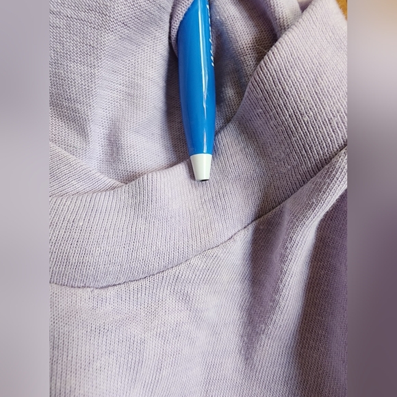 Vintage bodycon purple v-neck funny cat nightgown tunic tshirt soft feel S M - Picture 14 of 14